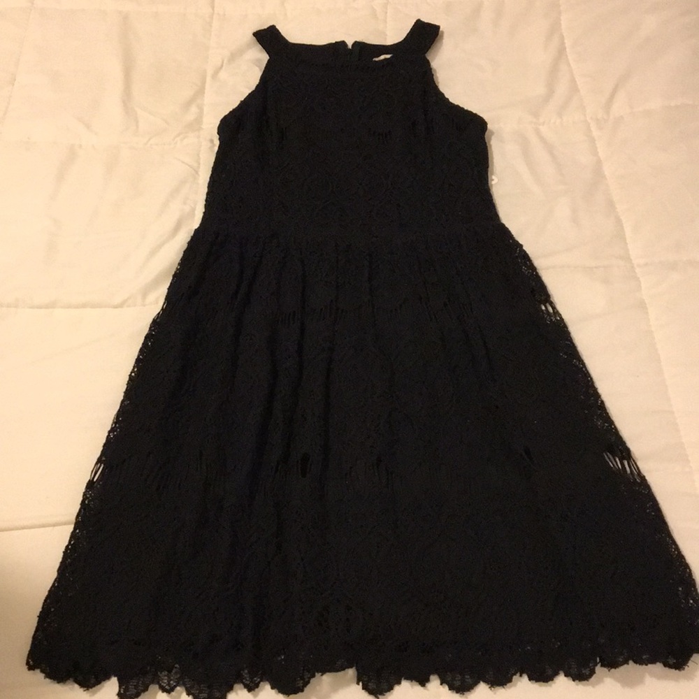 Altar'd State Black Lace Dress